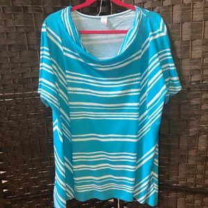 Jones New York Striped Tee